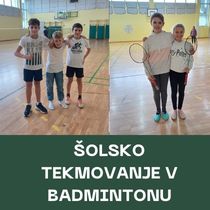 Rezultati šolskega tekmovanja v badmintonu